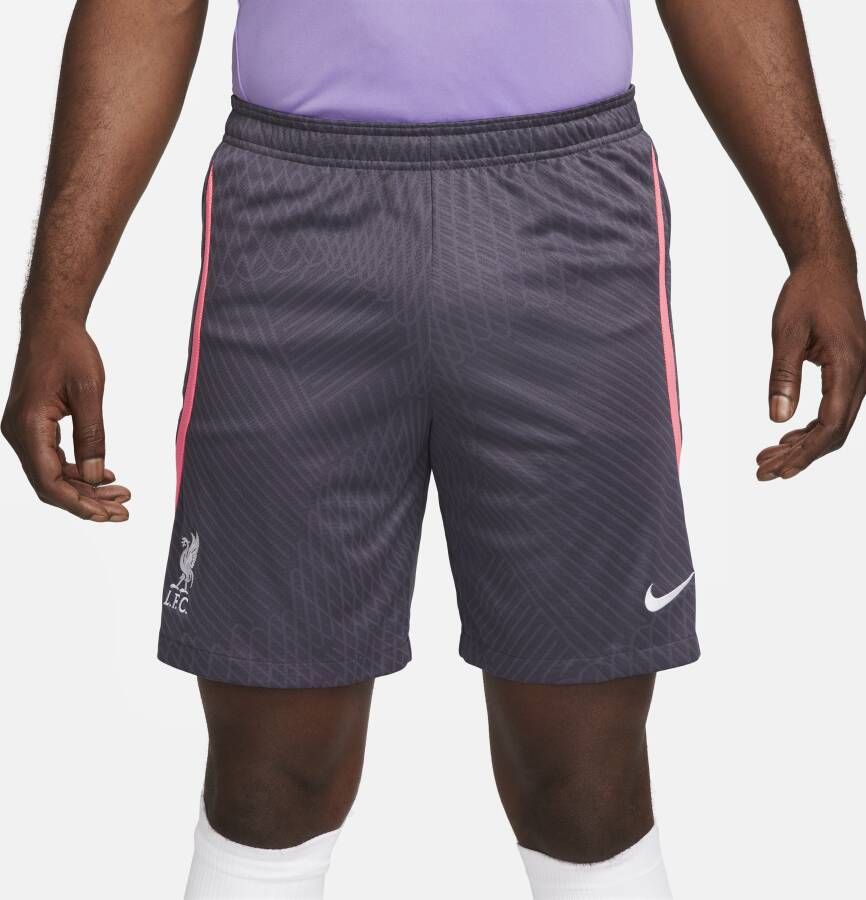 Nike Liverpool FC Strike Derde Dri-FIT knit voetbalshorts voor heren Grijs