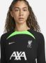 Nike Liverpool FC Strike Dri-FIT voetbaltrainingstop met ronde hals voor dames Zwart - Thumbnail 3