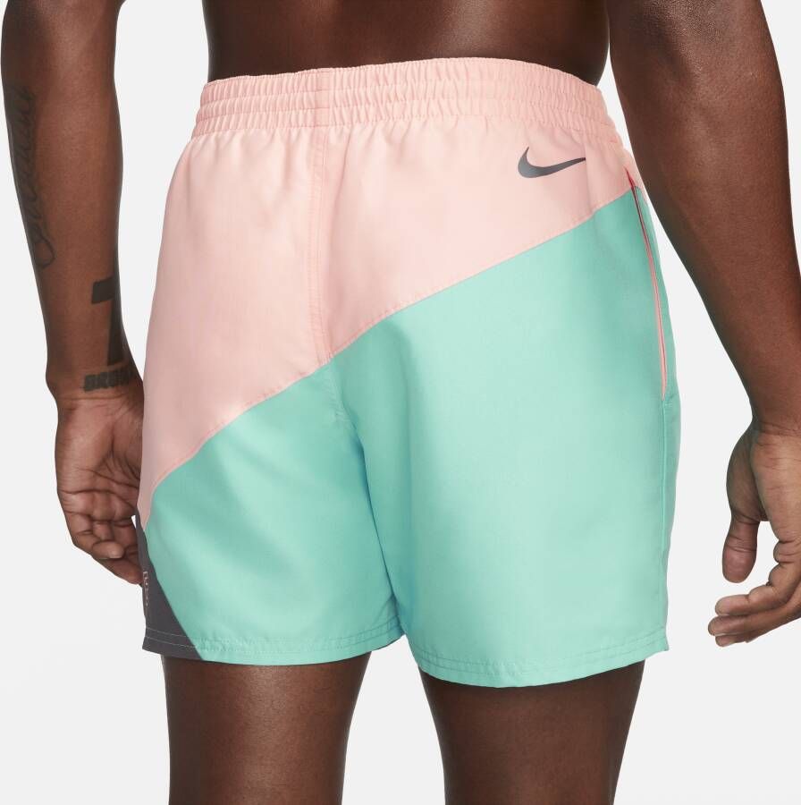 Nike Logo Jackknife volley zwembroek voor heren (13 cm) Roze - Foto 3