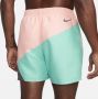 Nike Logo Jackknife volley zwembroek voor heren (13 cm) Roze - Thumbnail 3