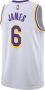 Nike Los Angeles Lakers Association Edition 2022 23 Swingman NBA-jersey met Dri-FIT Wit - Thumbnail 2