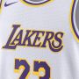 Nike LeBron James Los Angeles Lakers 2022 23 Association Edition Dri-FIT Swingman NBA-jersey voor heren Wit - Thumbnail 2