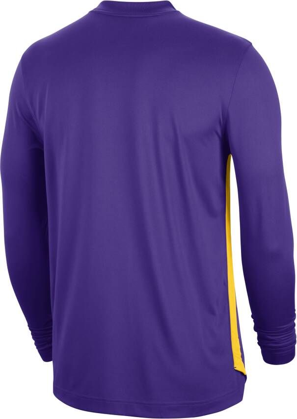 Nike Los Angeles Lakers Dri-FIT NBA-herentop met lange mouwen Paars
