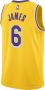 Nike Los Angeles Lakers Icon Edition 2022 23 Dri-FIT Swingman NBA-jersey voor heren Geel - Thumbnail 2