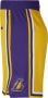 Nike Los Angeles Lakers Icon Edition Swingman NBA-herenshorts Geel - Thumbnail 2