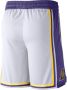 Nike NBA Swingman Basketball Shorts Los Angeles Lakers White Heren - Thumbnail 2