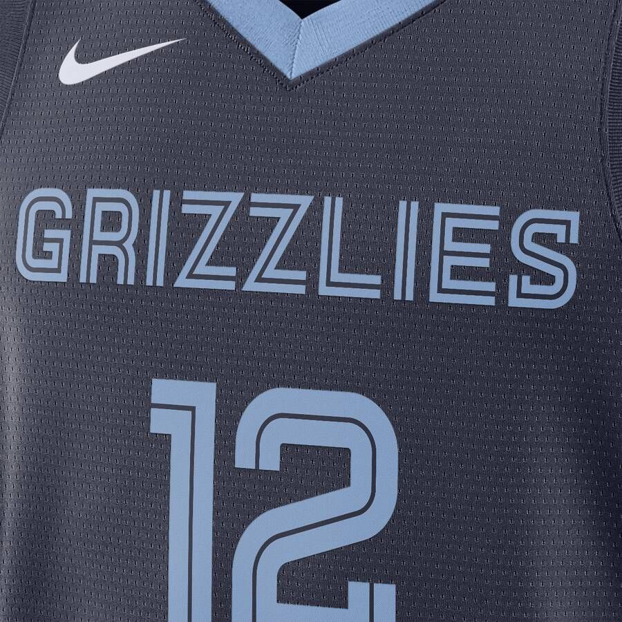 Nike Memphis Grizzlies Icon Edition 2022 23 Dri-FIT Swingman NBA-jersey voor heren Blauw
