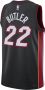 Nike Miami Heat Icon Edition 2022 23 Dri-FIT Swingman NBA-jersey voor heren Zwart - Thumbnail 2