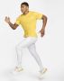 Nike Miler UV hardlooptop met korte mouwen en Dri-FIT voor heren Geel - Thumbnail 5