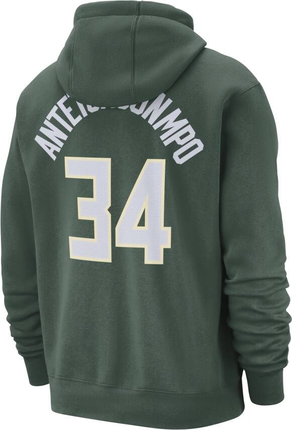 Nike Giannis Antetokounmpo NBA Club Hoodie Green Heren - Foto 2