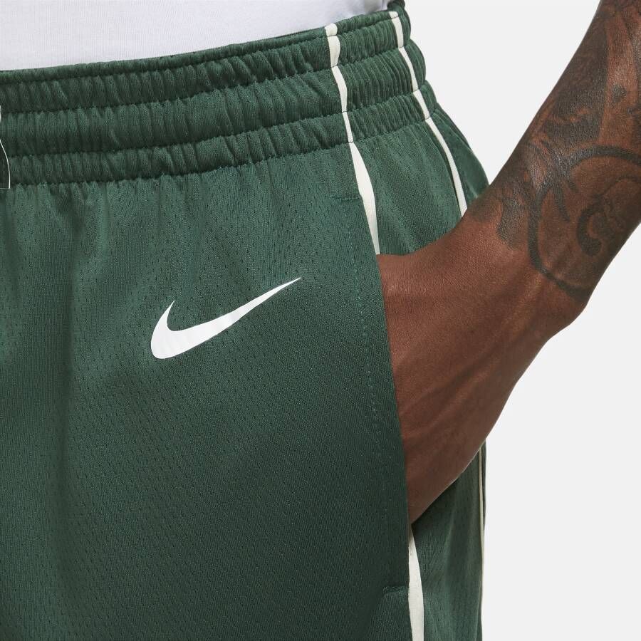 Nike Milwaukee Bucks Icon Edition Swingman NBA-herenshorts Groen - Foto 4