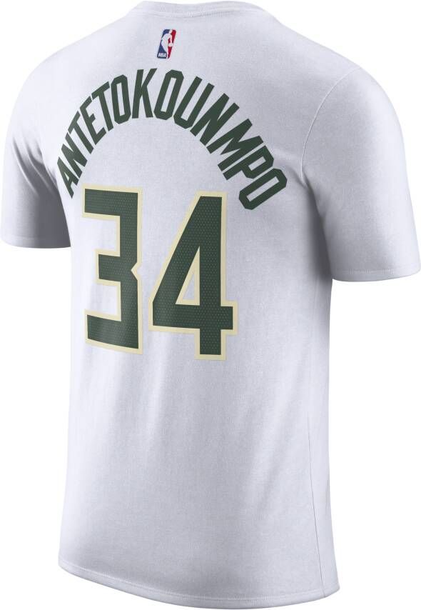 Nike Milwaukee Bucks NBA-herenshirt Wit
