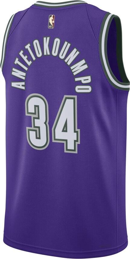 Nike Milwaukee Bucks Swingman NBA-jersey met Dri-FIT Paars