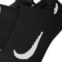 Nike Multiplier No-Show hardloopsokken (2 paar) Zwart - Thumbnail 3