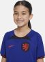 Nike Nederland 2022 23 Stadium Uit Dri-FIT voetbalshirt voor kids Blauw - Thumbnail 4