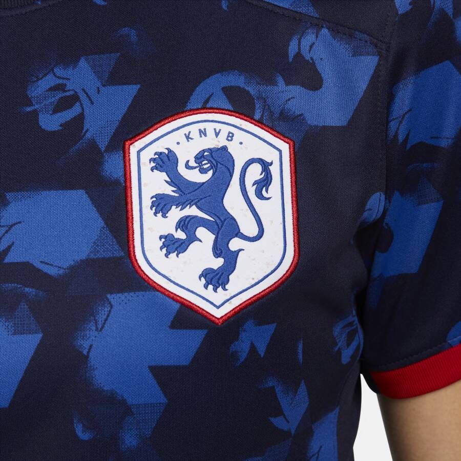Nike Nederland 2023 Stadium Uit Dri-FIT voetbalshirt voor dames Blauw
