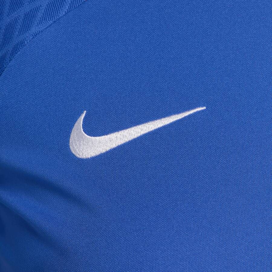 Nike Nederland Strike Dri-FIT knit voetbaltop voor dames Blauw