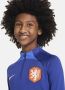 Nike Nederland Strike Dri-FIT knit voetbaltrainingstop voor kids Blauw - Thumbnail 4