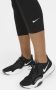 Nike One Caprilegging met halfhoge taille voor dames Zwart - Thumbnail 5