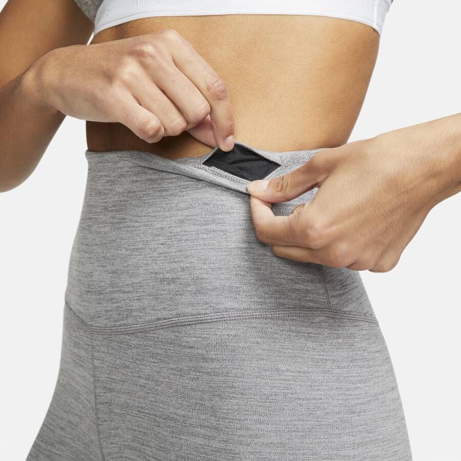 Nike One Legging met hoge taille voor dames Grijs - Foto 4
