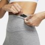 Nike One Legging met hoge taille voor dames Grijs - Thumbnail 4