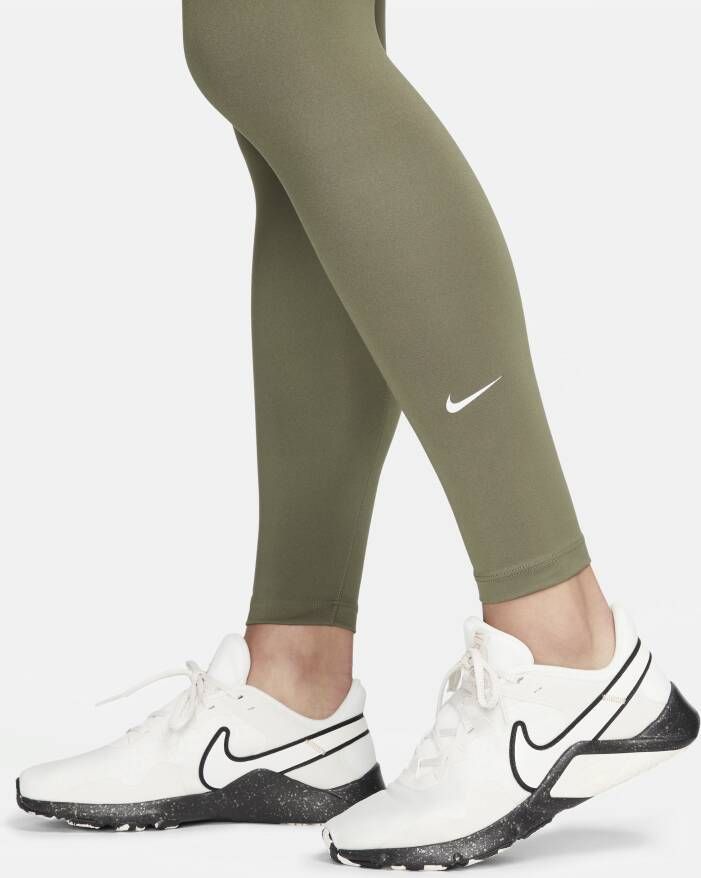 Nike One Legging met hoge taille voor dames Groen - Foto 3
