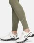Nike One Legging met hoge taille voor dames Groen - Thumbnail 3