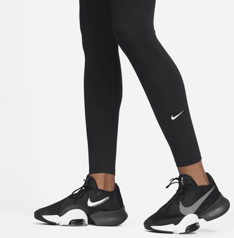 Nike One Legging met hoge taille voor dames Zwart