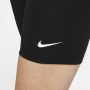 Nike One (M) Bikershorts voor dames (18 cm zwangerschapskleding) Zwart - Thumbnail 4
