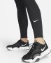 Nike One (M) Legging met hoge taille voor dames (positiekleding) Zwart - Thumbnail 4