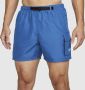 Nike Opvouwbare zwembroek met riem voor heren (13 cm) Blauw - Thumbnail 2