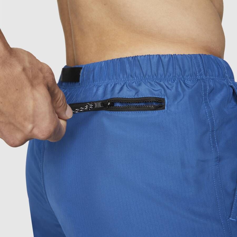 Nike Opvouwbare zwembroek met riem voor heren (13 cm) Blauw