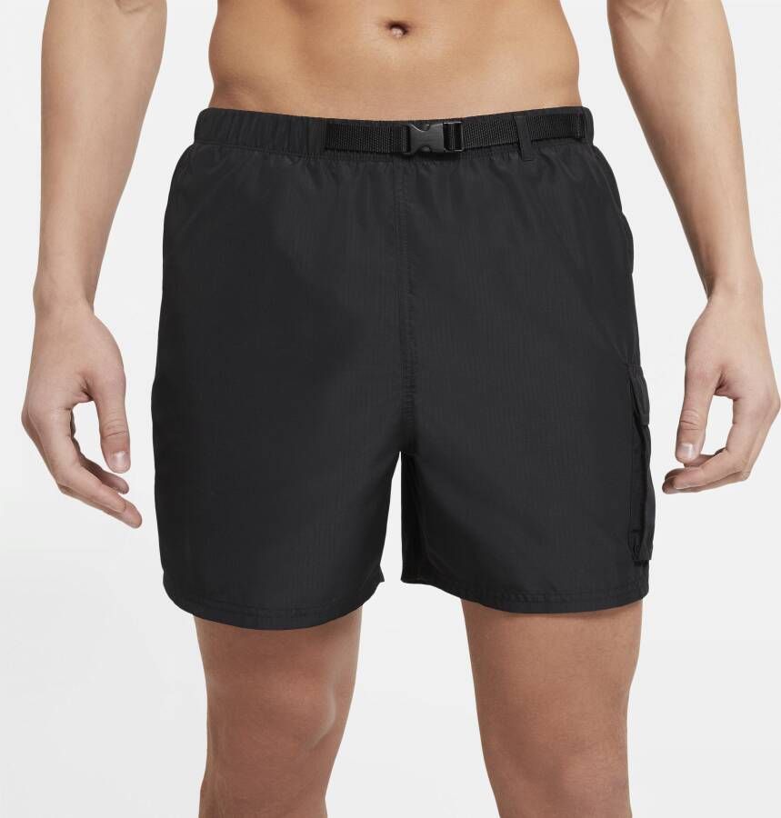 Nike Opvouwbare zwembroek met riem voor heren (13 cm) Zwart - Foto 2
