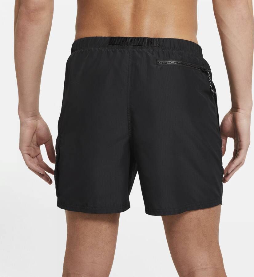 Nike Opvouwbare zwembroek met riem voor heren (13 cm) Zwart - Foto 3