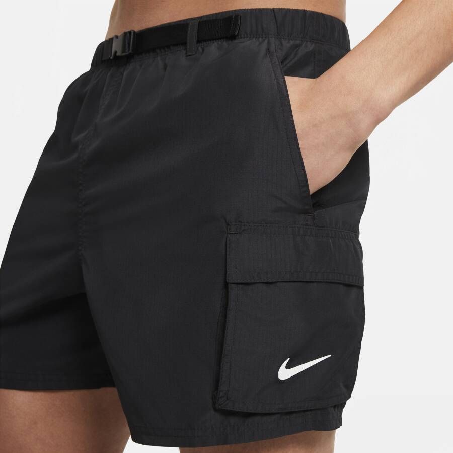 Nike Opvouwbare zwembroek met riem voor heren (13 cm) Zwart - Foto 4