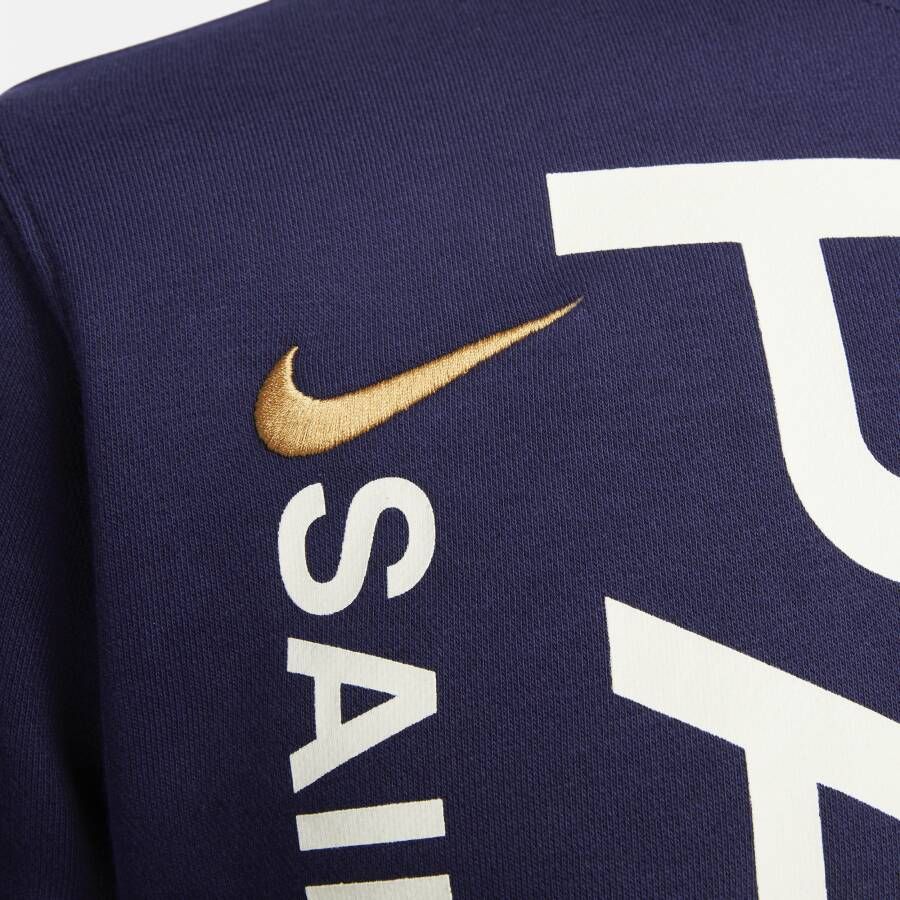 Nike Paris Saint-Germain Club voetbalshirt van sweatstof met ronde hals voor heren Blauw