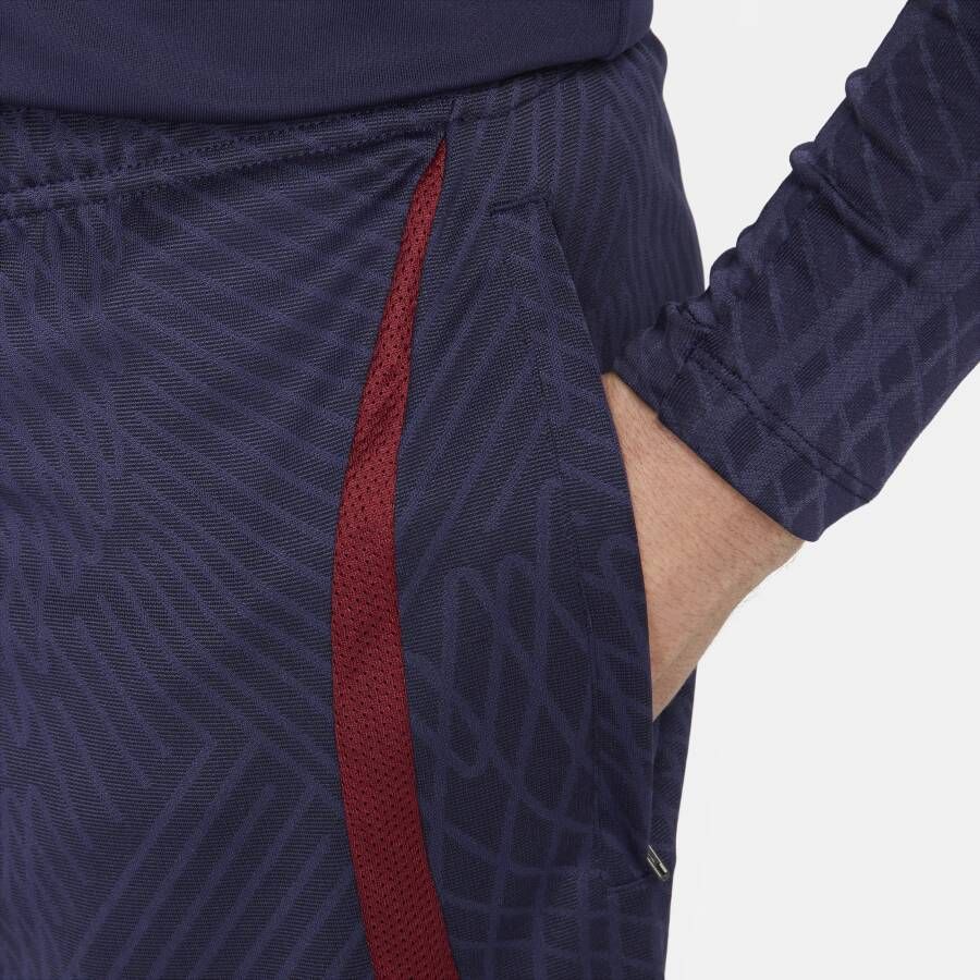 Nike Paris Saint-Germain Strike Dri-FIT knit voetbalshorts voor heren Blauw