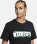 Jordan Paris Saint Germain Wordmark Tee Zwart Black Heren - Thumbnail 3