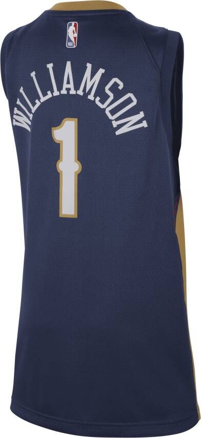 Nike Pelicans Icon Edition Swingman NBA-jersey voor kids Blauw