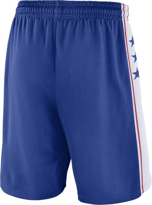 Nike Philadelphia 76ers Icon Edition Swingman NBA-herenshorts Blauw