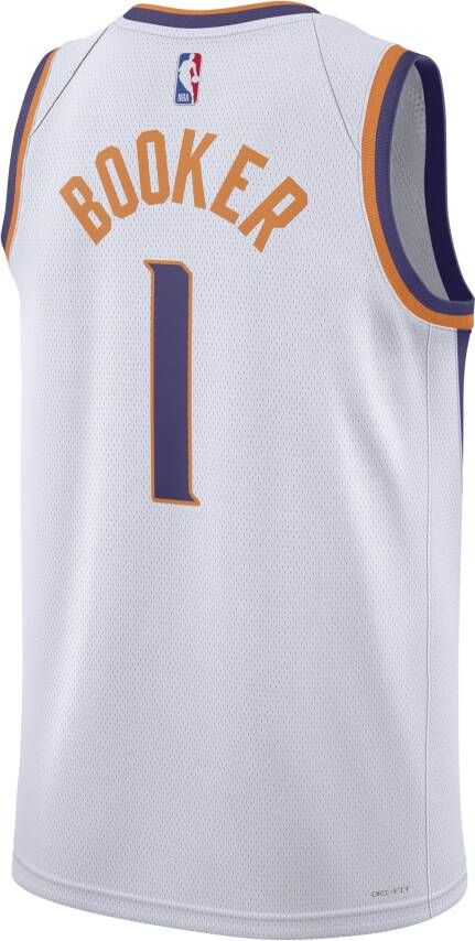 Nike Phoenix Suns Association Edition 2022 23 Swingman NBA-jersey met Dri-FIT Wit