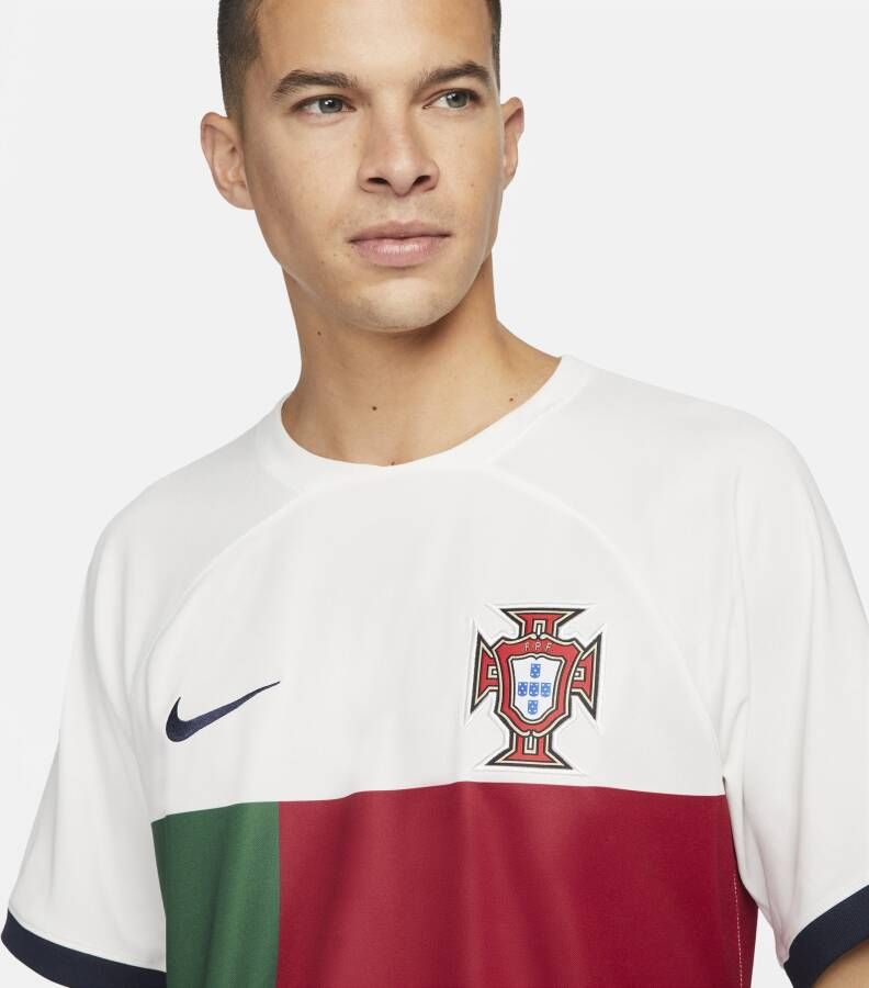 Nike Portugal 2022 23 Stadium Uit Dri-FIT voetbalshirt voor heren Wit