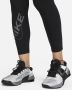 Nike Pro 7 8-legging met halfhoge taille en graphic voor dames Zwart - Thumbnail 4