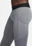 Nike Pro Dri-FIT 3 4-fitnesstights voor heren Grijs - Thumbnail 2