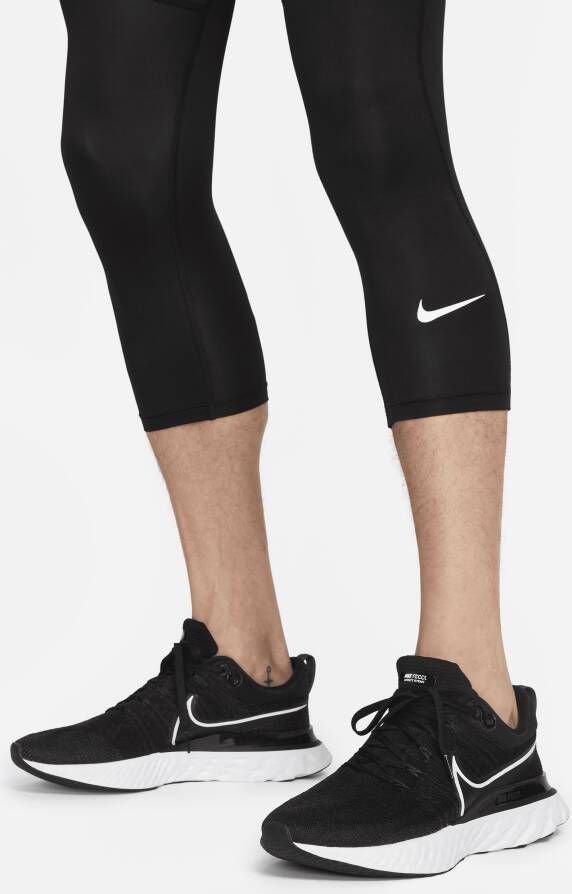 Nike Pro Dri-FIT 3 4-fitnesstights voor heren Zwart