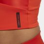 Nike Pro Dri-FIT cropped tanktop voor dames Rood - Thumbnail 4