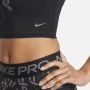 Nike Pro Dri-FIT cropped tanktop voor dames Zwart - Thumbnail 5