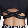 Nike Pro Dri-FIT croptop met lange mouwen voor dames Zwart - Thumbnail 4
