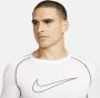 Nike Pro Dri-FIT Herentop met korte mouwen en strakke pasvorm Wit - Thumbnail 4