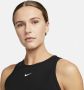 Nike Pro Dri-FIT Korte trainingstanktop voor dames Zwart - Thumbnail 4